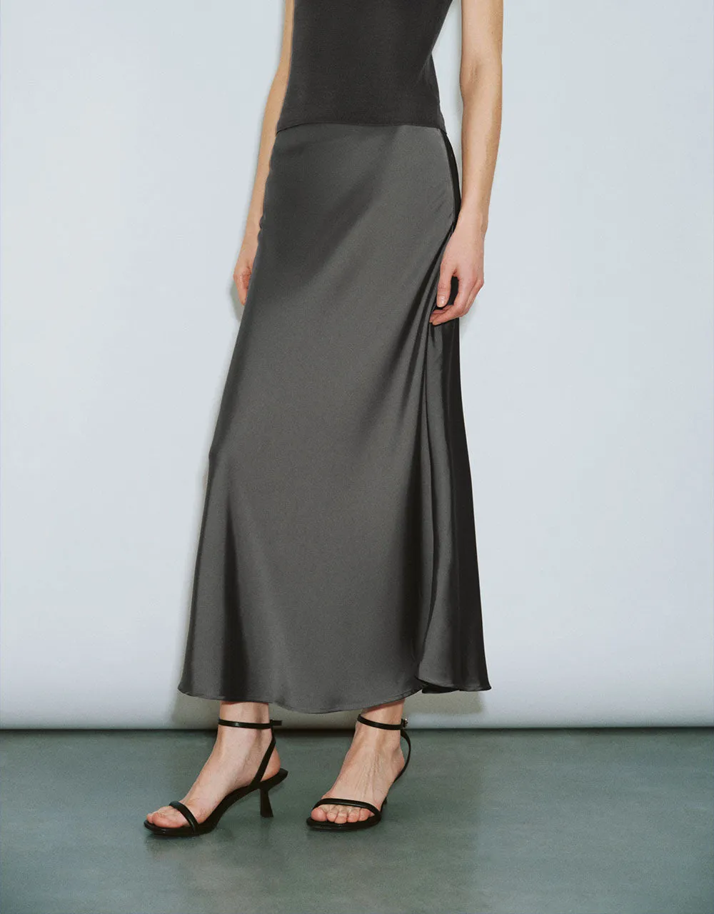 Skinny Midi Fishtail Skirt