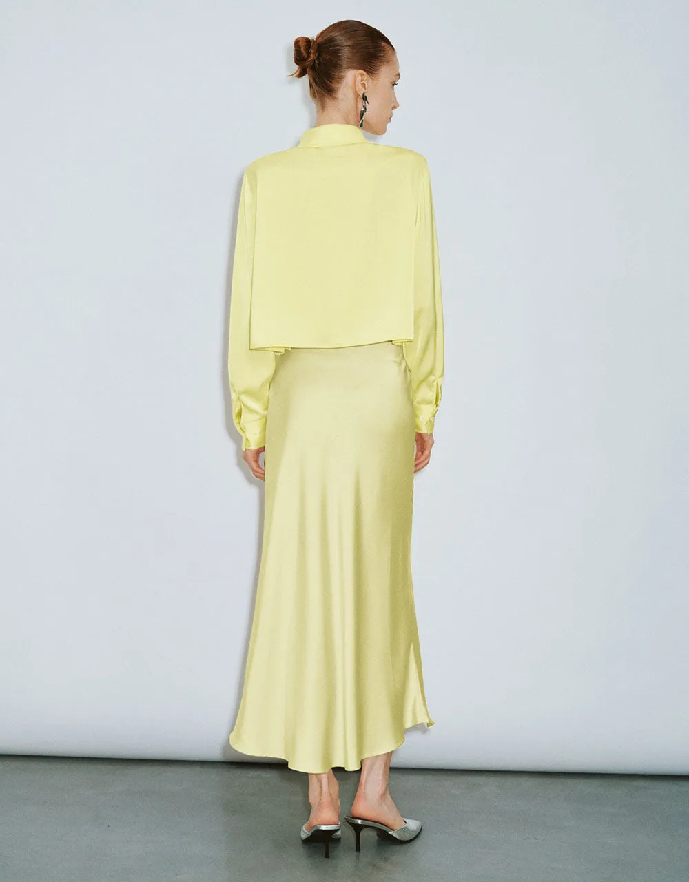 Skinny Midi Fishtail Skirt