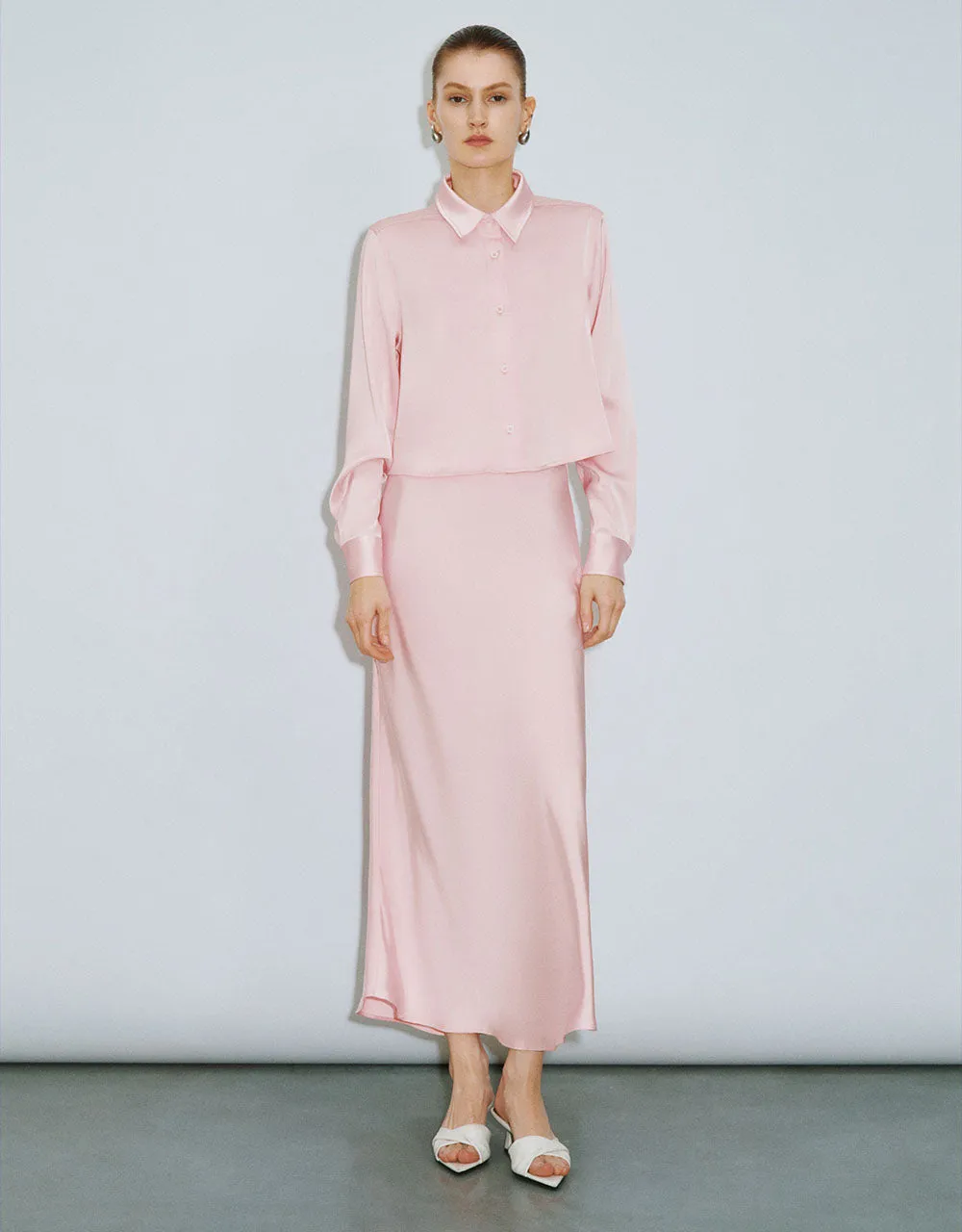 Skinny Midi Fishtail Skirt