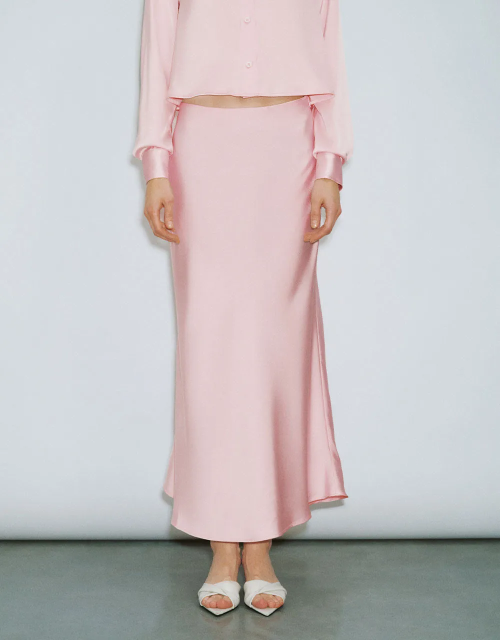 Skinny Midi Fishtail Skirt