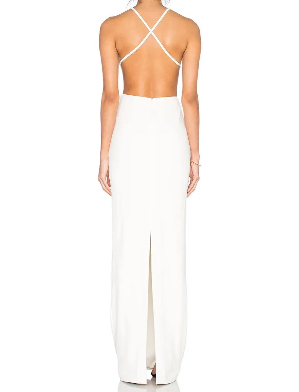 SOLACE London Women's Cream Peniston Maxi Dress NWT
