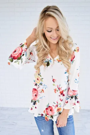 Southern Belle Floral Top
