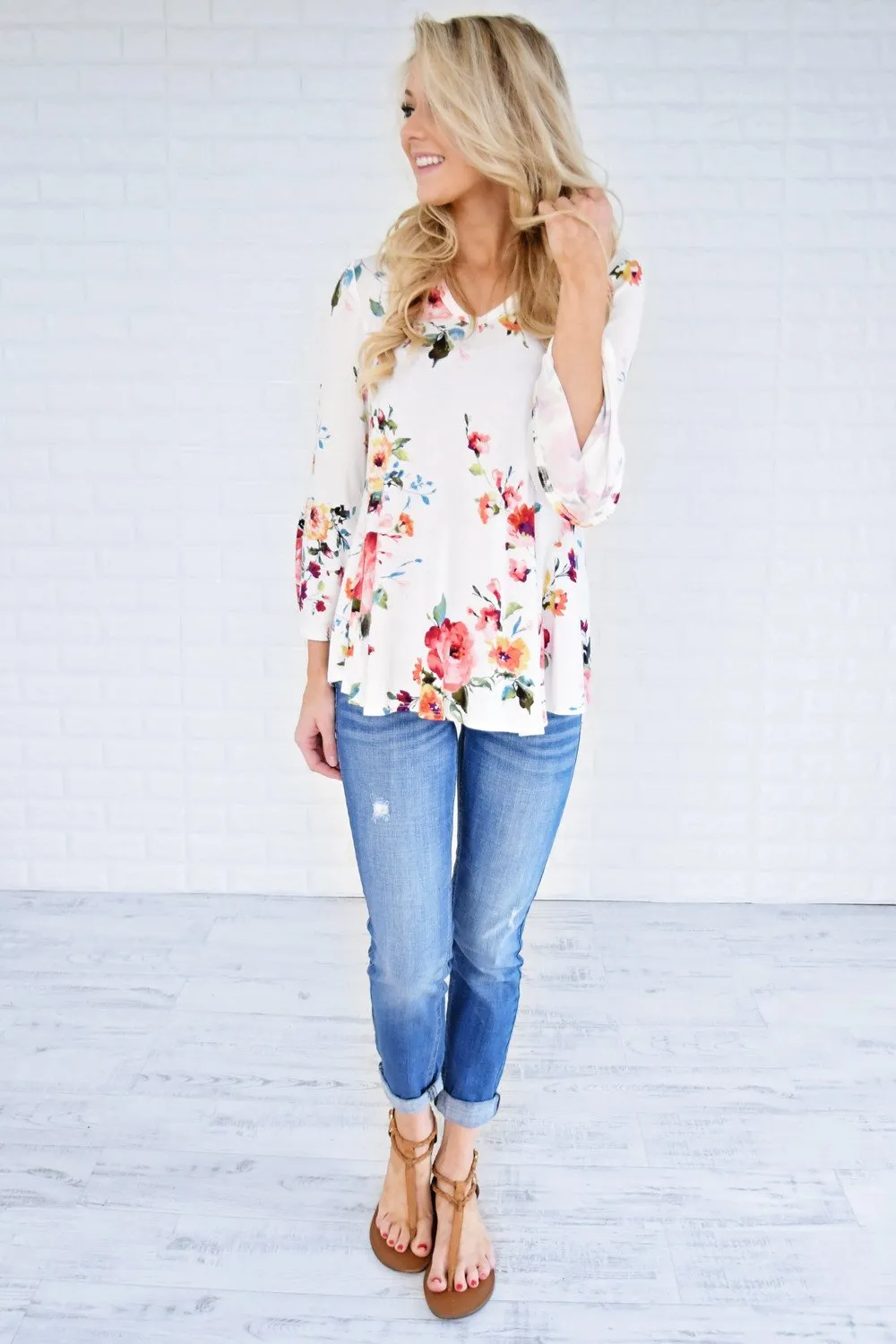 Southern Belle Floral Top