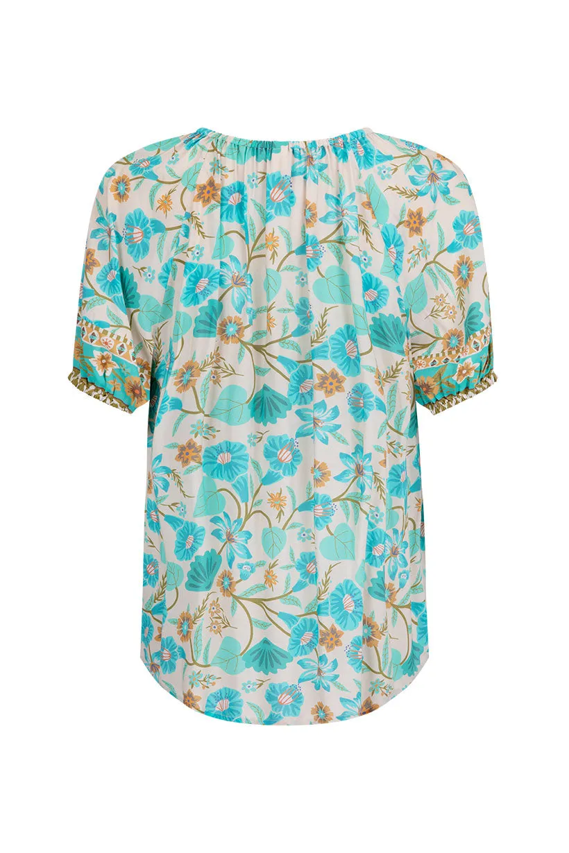 Spell Goldie Short Sleeve Blouse