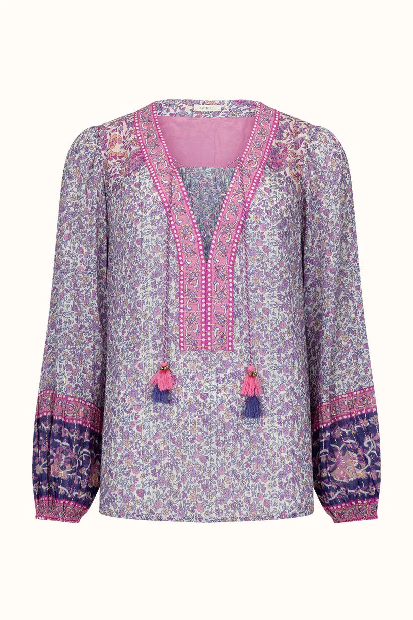 Spell Little Bird Lace Up Blouse
