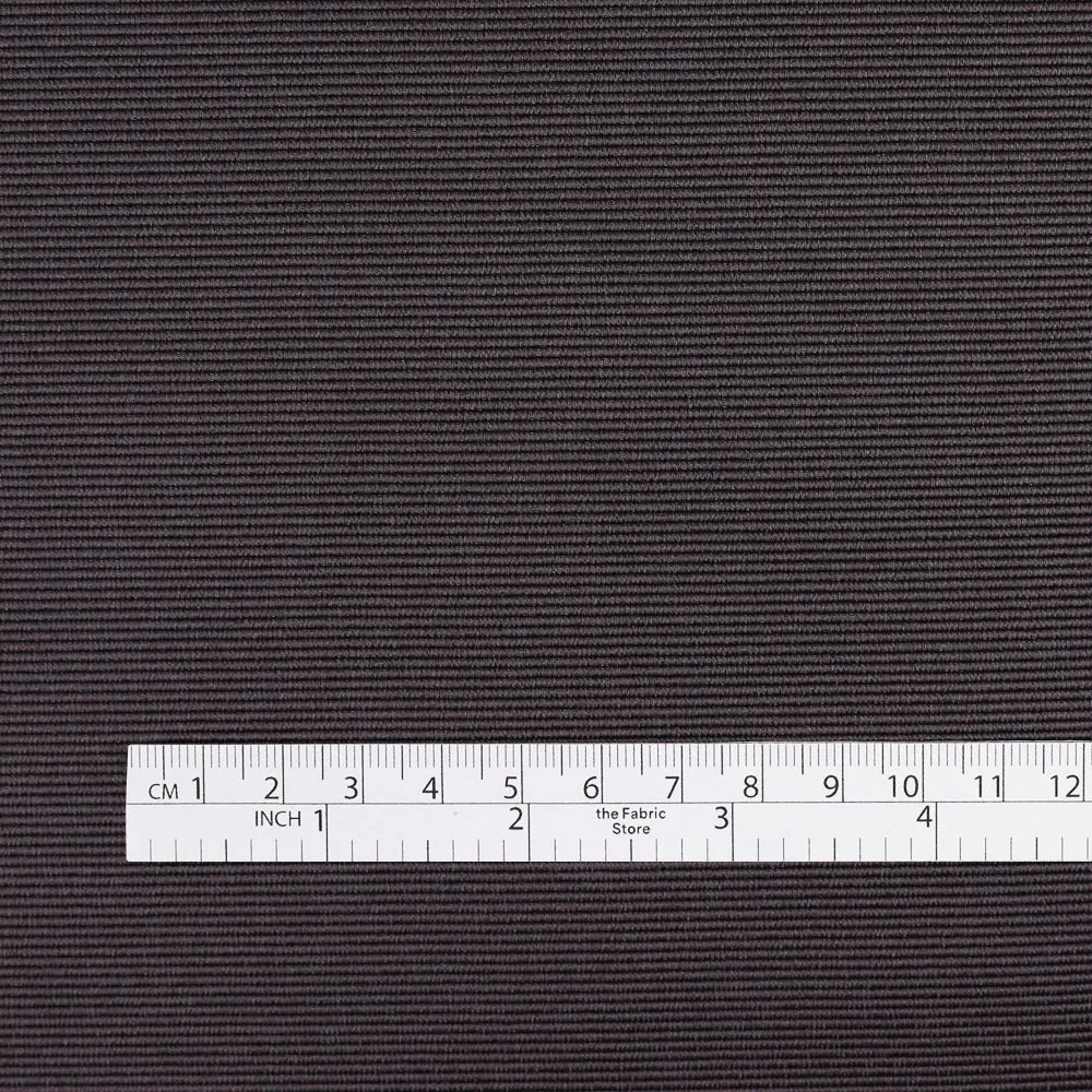 Stretch Silk / Cotton Ottoman - Shadow