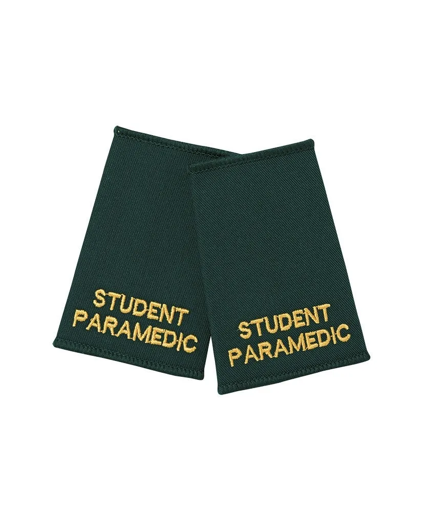 Student Paramedic Epaulette Sliders