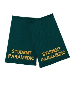 Student Paramedic Epaulette Sliders