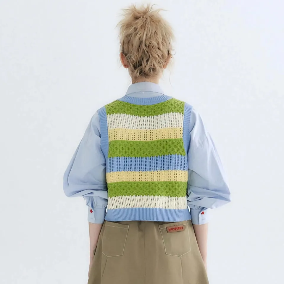 Stylish Cotton Sweater Vest
