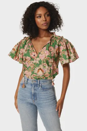Suparna Top - Kelly Blossom