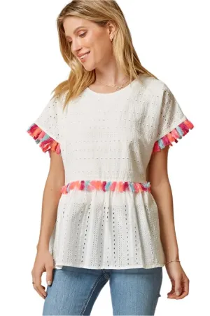 Tassel Babydoll Top