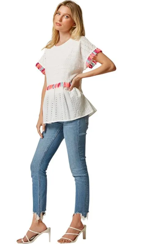 Tassel Babydoll Top