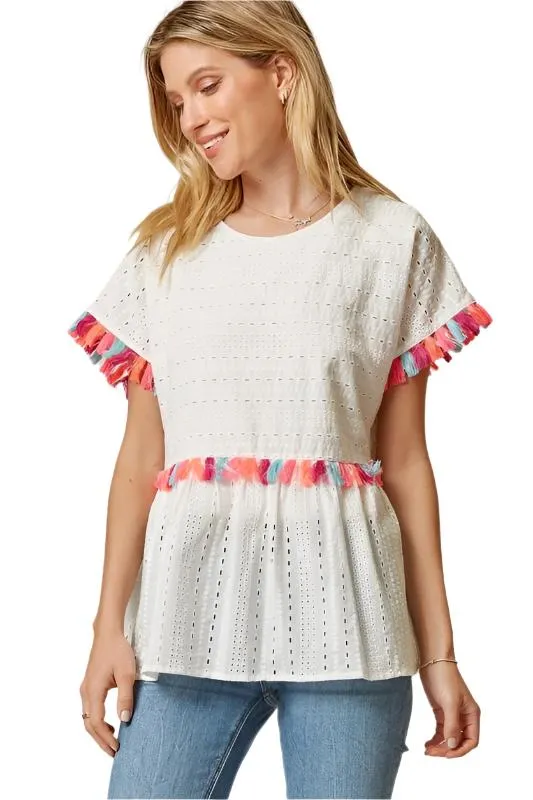 Tassel Babydoll Top