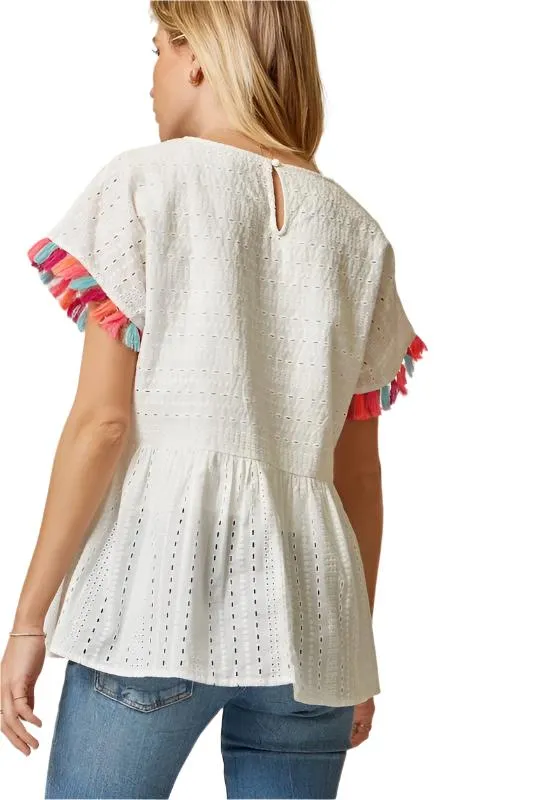 Tassel Babydoll Top