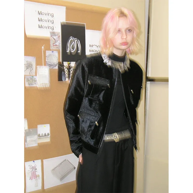 Textured Velvet Jacket