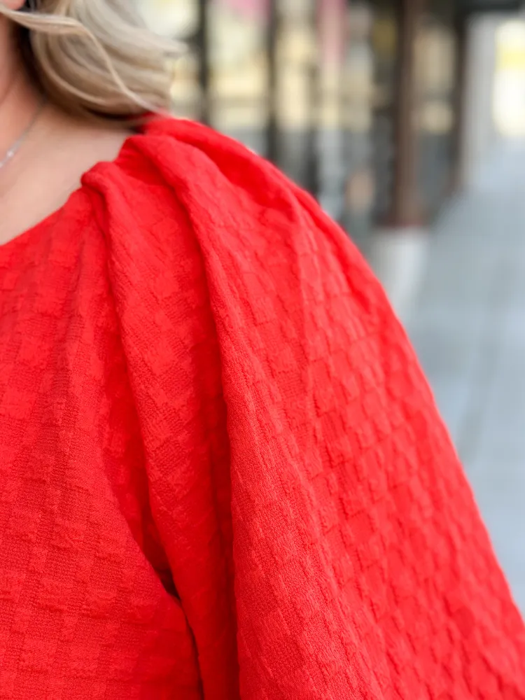 The Charlie Top - Cherry Red