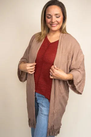 The Maine Attraction Kimono, Beige