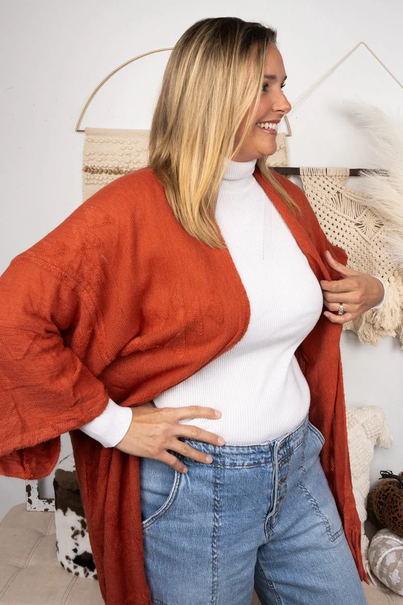 The Maine Attraction Kimono, Rust