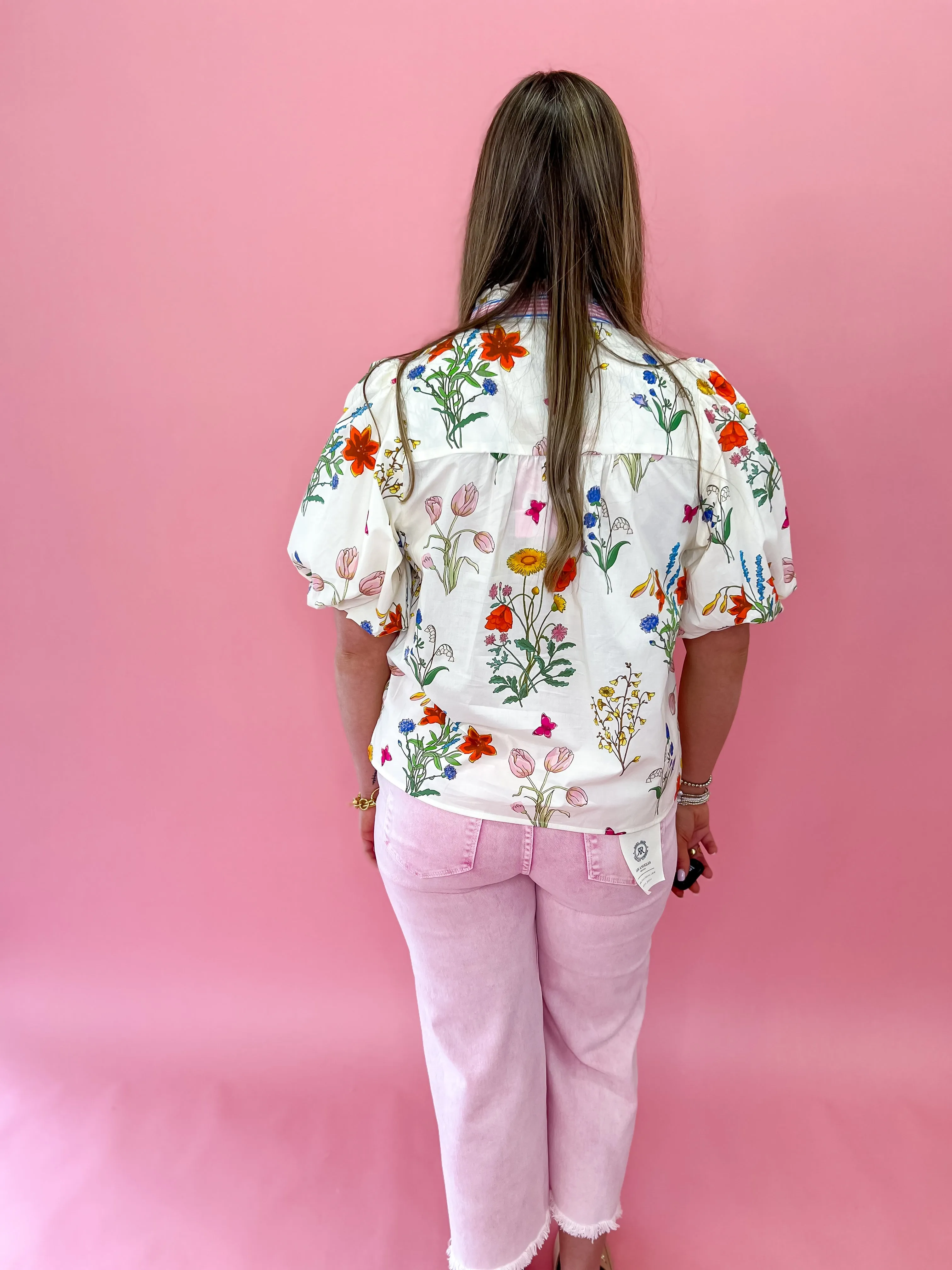 [THML] Meadow Grace Blouse - Cream