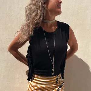 Told You So Girl Tassel Trim Relaxed Top