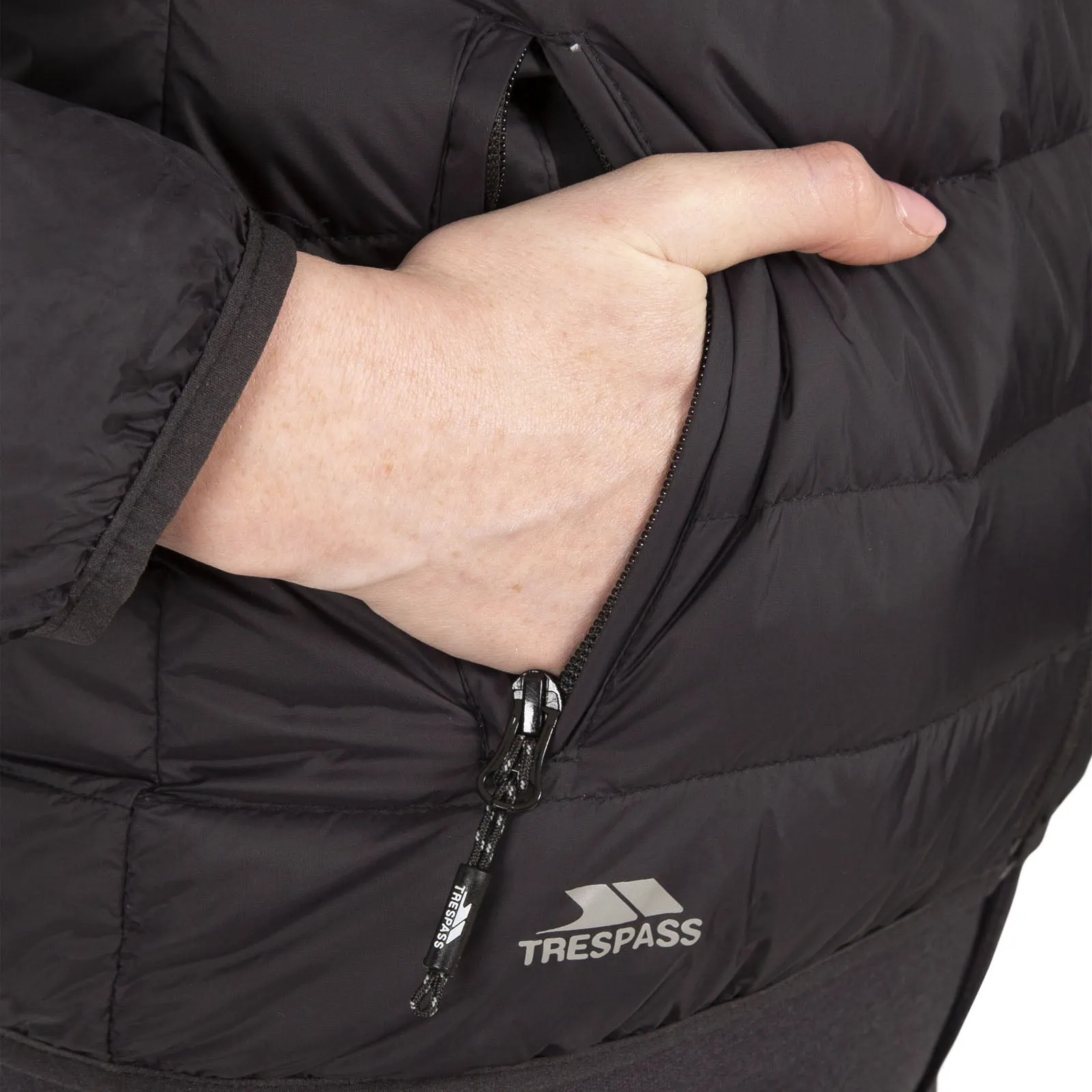 Trespass Womens Valerie Faux Fur Padded Jacket