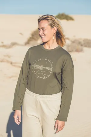 UNISEX ORGANIC DESERT DREAMS LONG SLEEVE T-SHIRT
