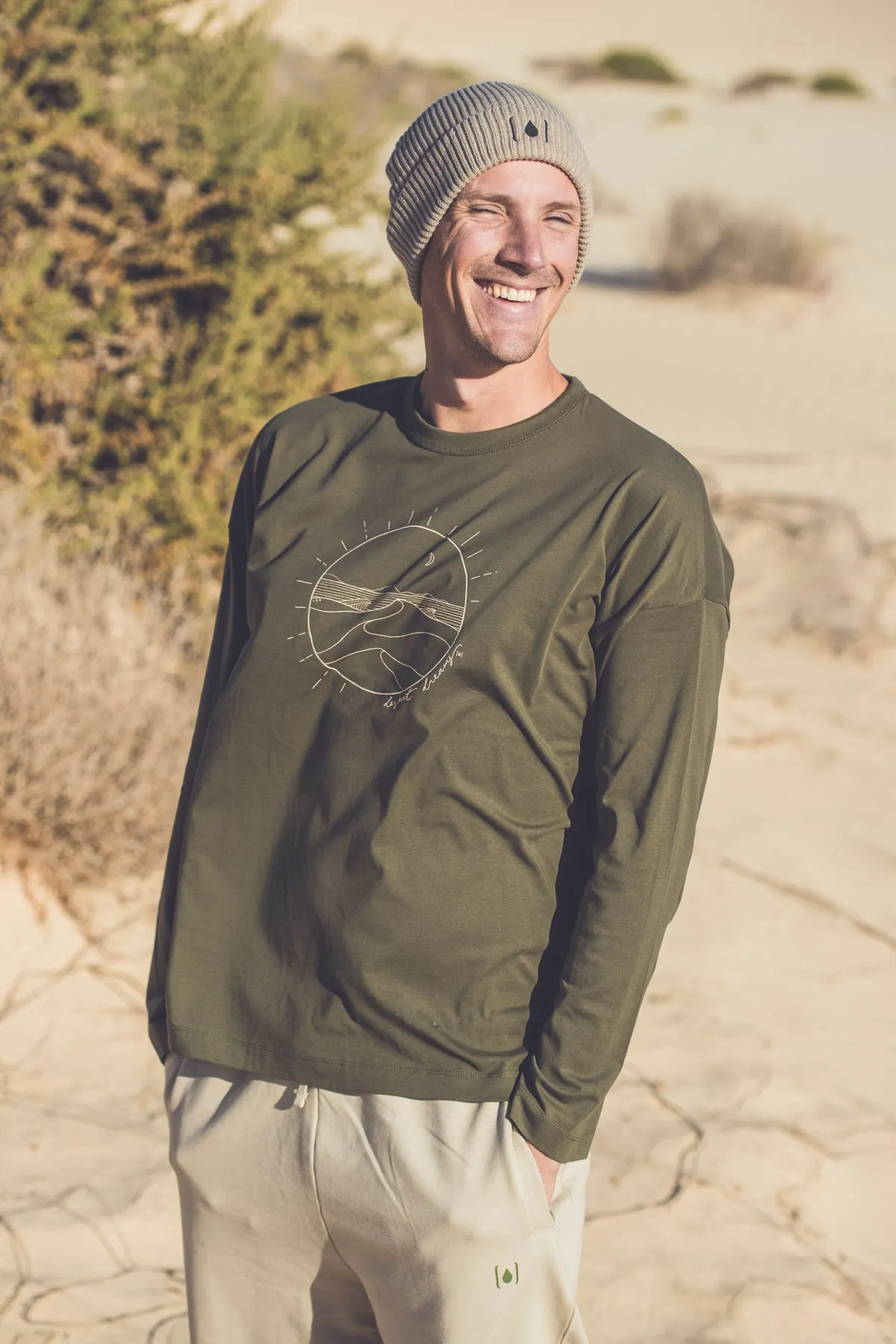 UNISEX ORGANIC DESERT DREAMS LONG SLEEVE T-SHIRT
