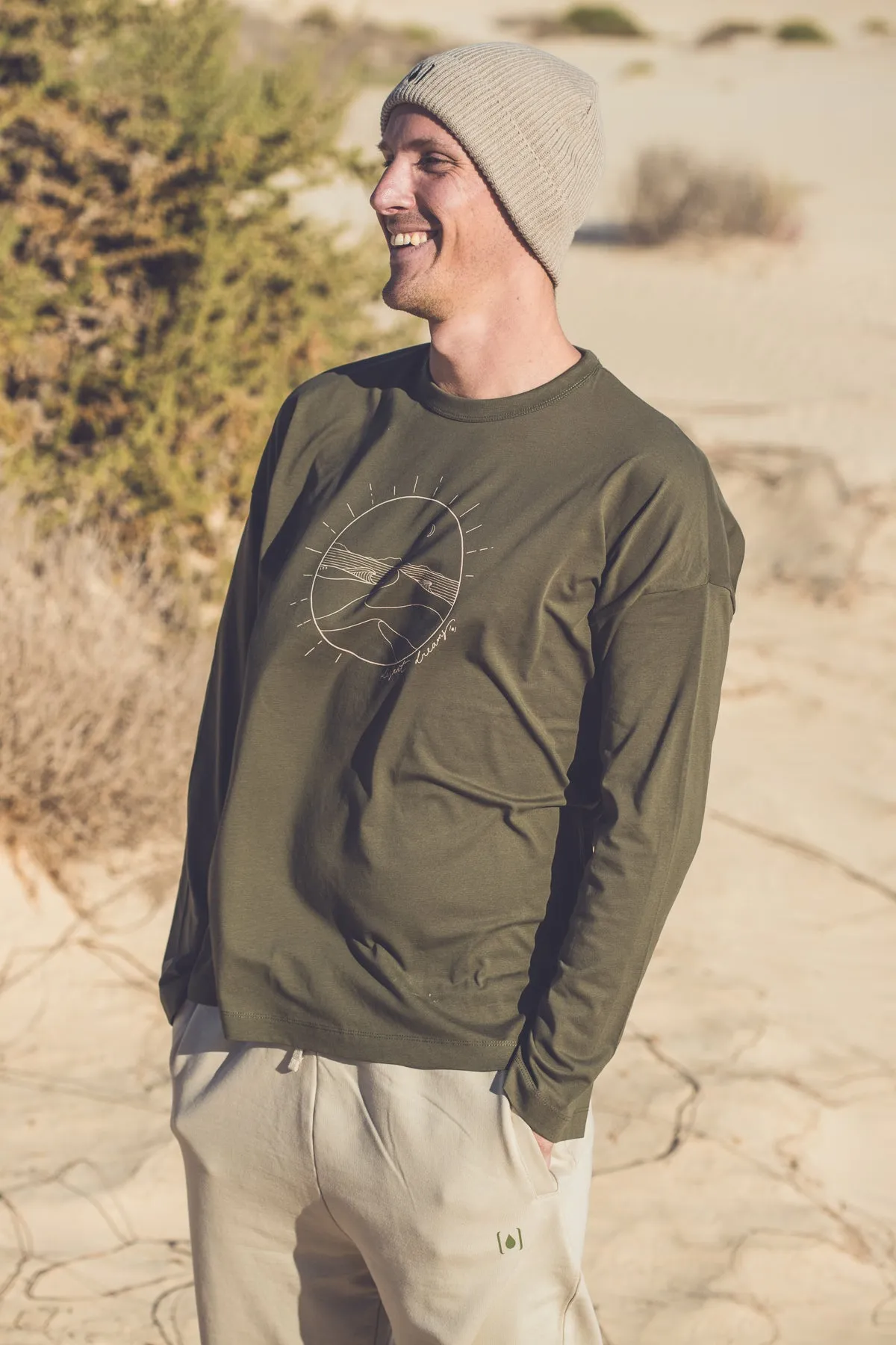 UNISEX ORGANIC DESERT DREAMS LONG SLEEVE T-SHIRT
