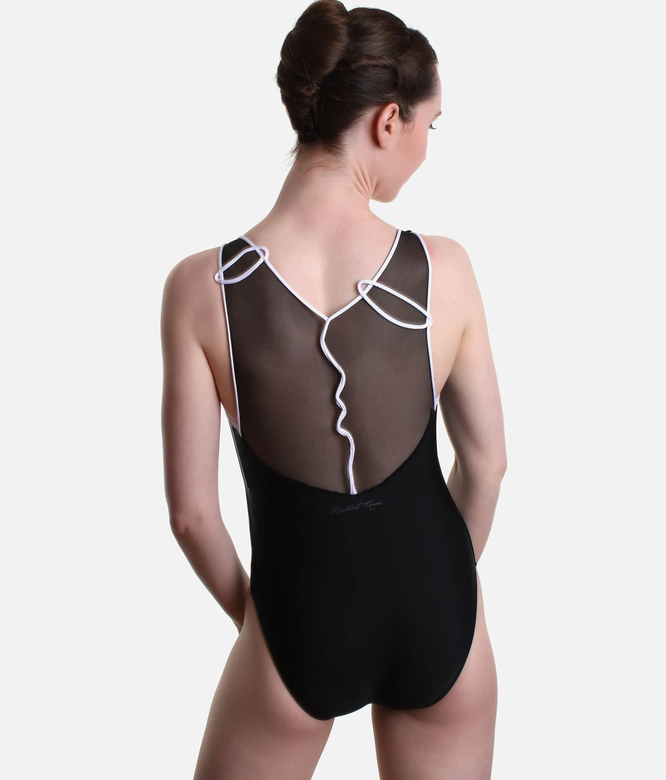 V-Neckline Dance Leotard, Modern Ballet Dancewear - CEZANNE