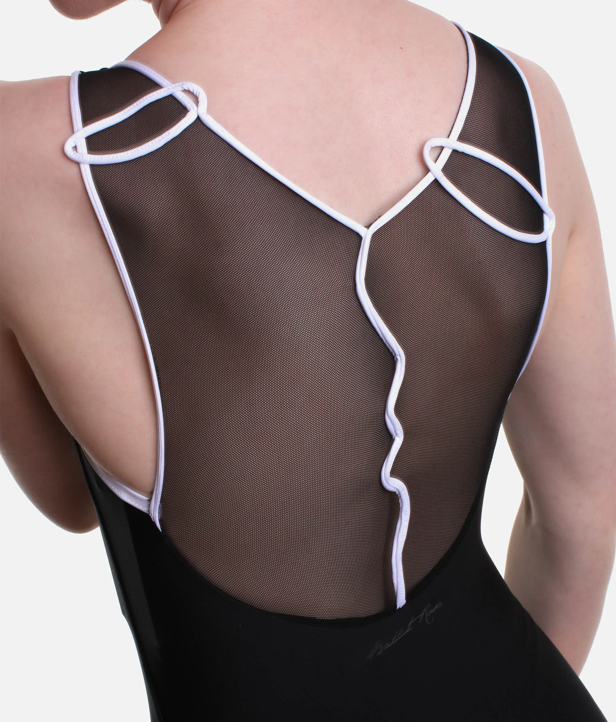 V-Neckline Dance Leotard, Modern Ballet Dancewear - CEZANNE