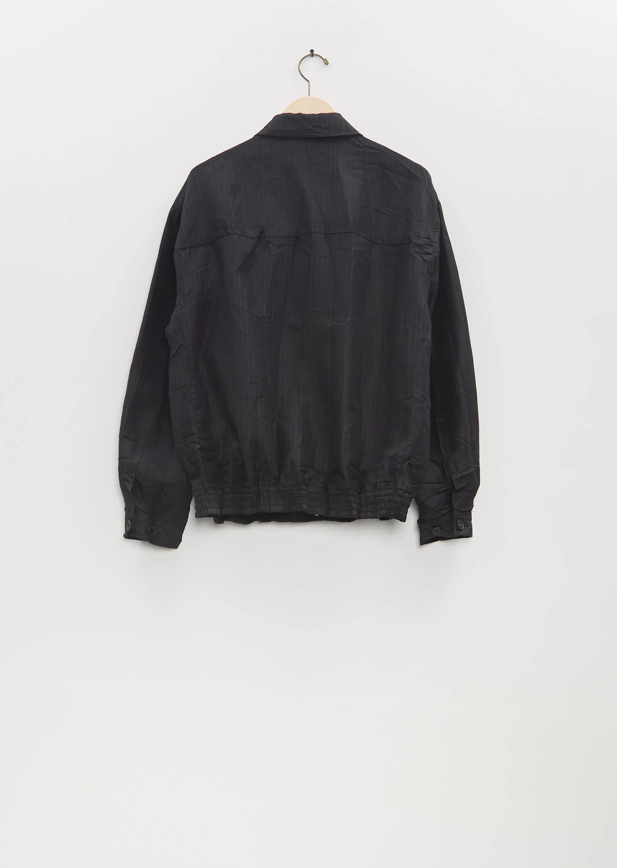 Washed Striped Blouson