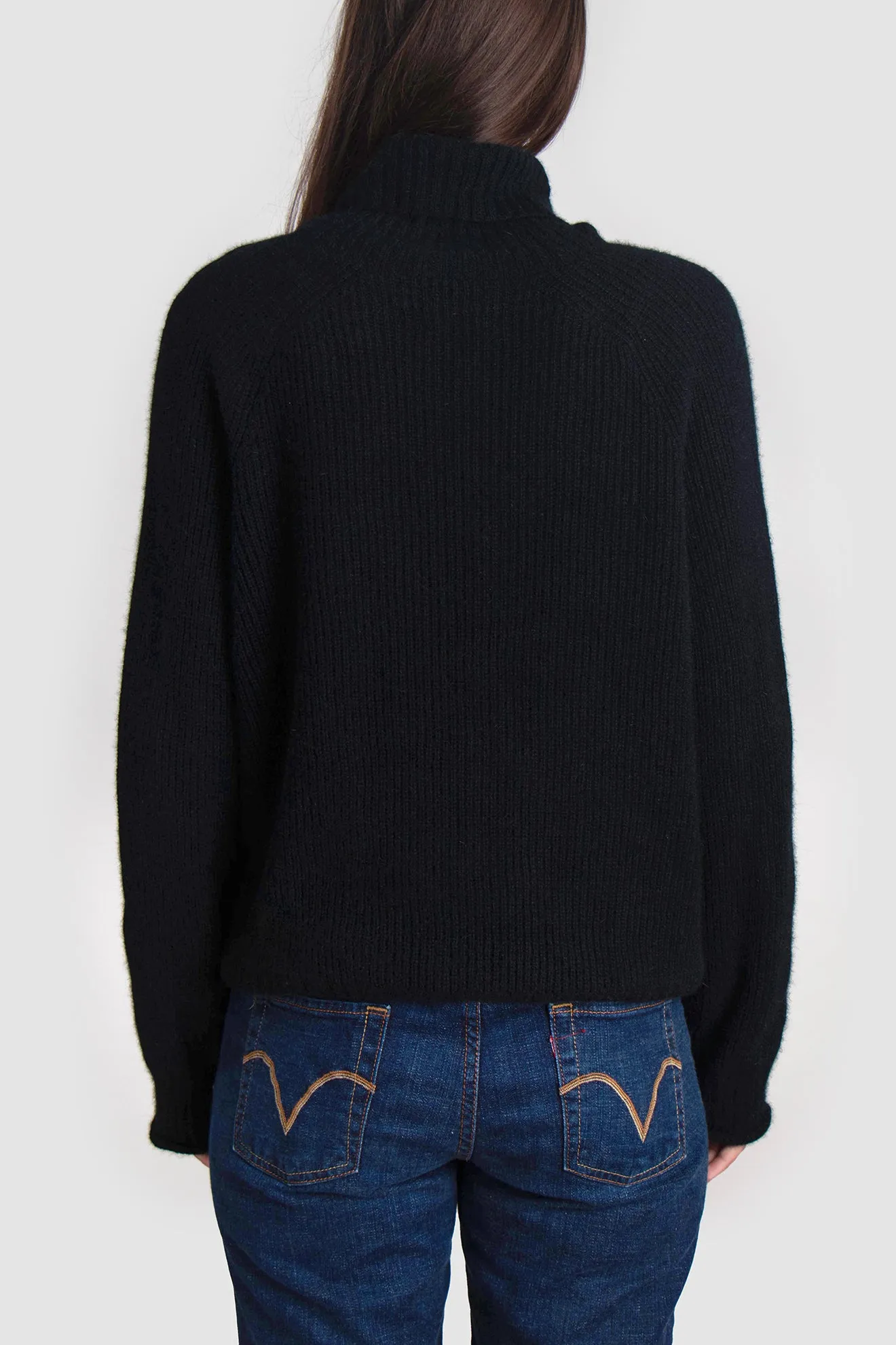 Womens Cirrus Chunky Rib Roll Neck