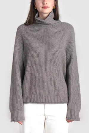 Womens Cirrus Chunky Rib Roll Neck
