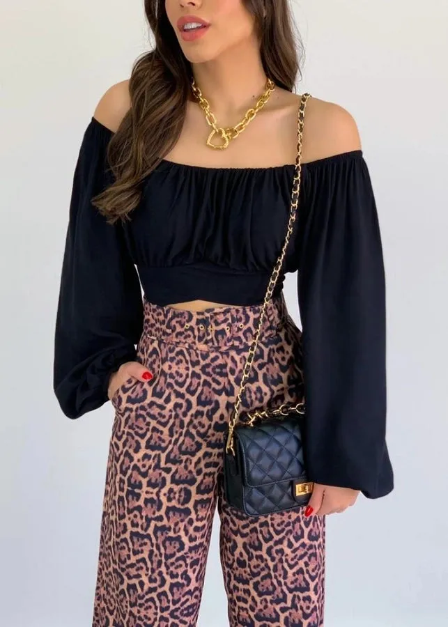 women's long sleeve blouses patchwork streetwear solid color
