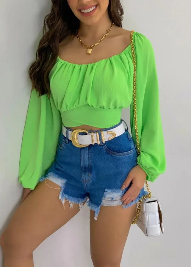 women's long sleeve blouses patchwork streetwear solid color