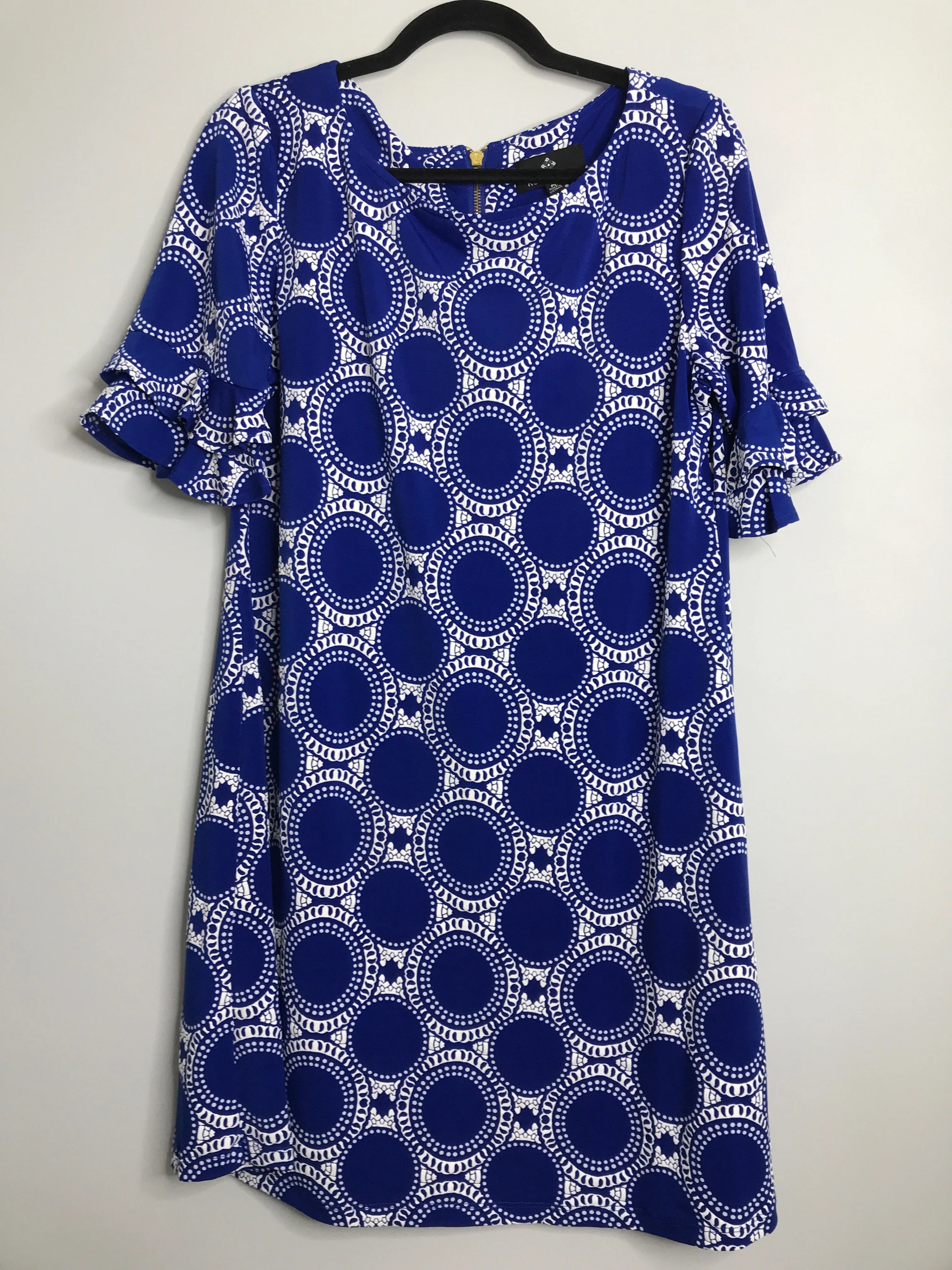 Womens Size Lg Misses Blue Ronni Nicole Dress