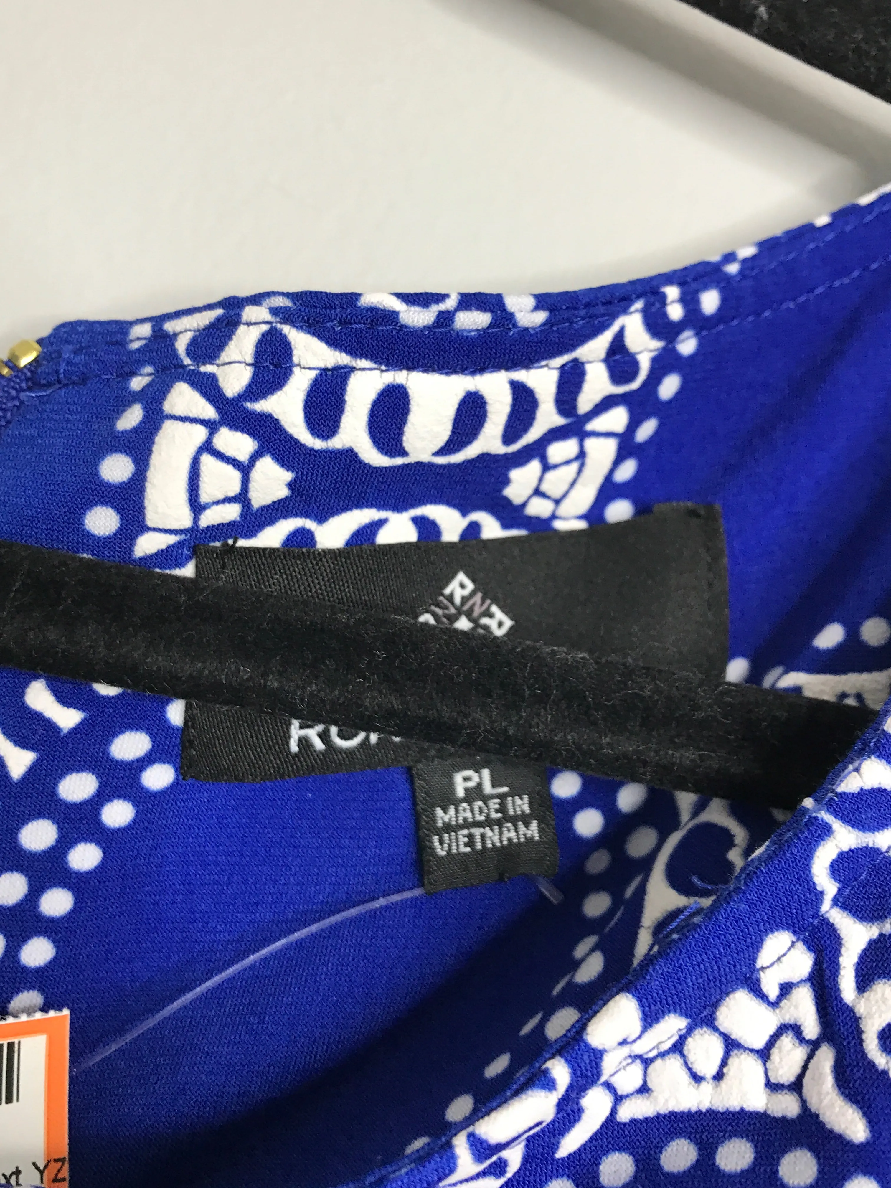 Womens Size Lg Misses Blue Ronni Nicole Dress