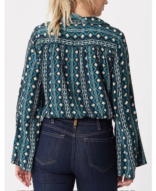 Wrangler Women's Bell Sleeve Top