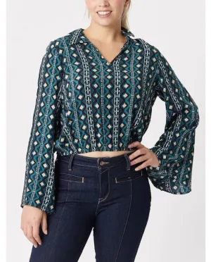 Wrangler Women's Bell Sleeve Top