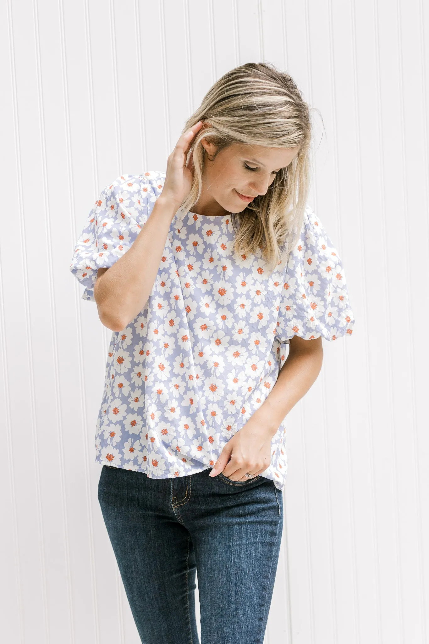 X Lavender Daisy Top