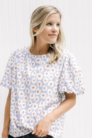 X Lavender Daisy Top