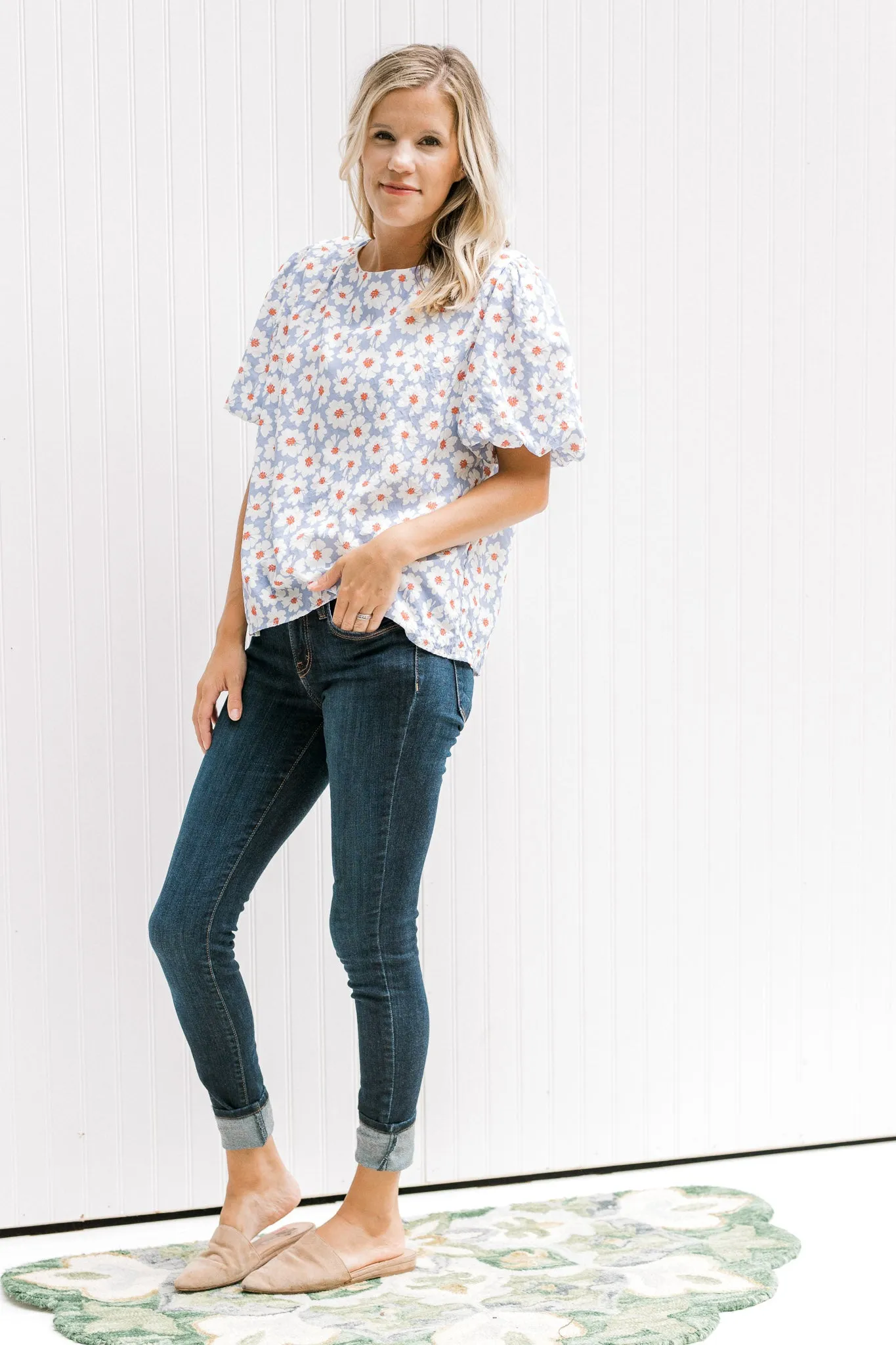 X Lavender Daisy Top