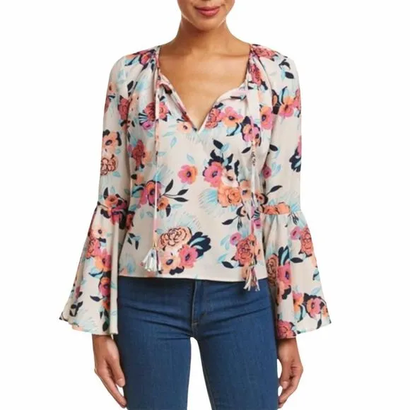 YUMI KIM Women's Peonis Bloom Wanderlust Top #TP16225 Small NWT