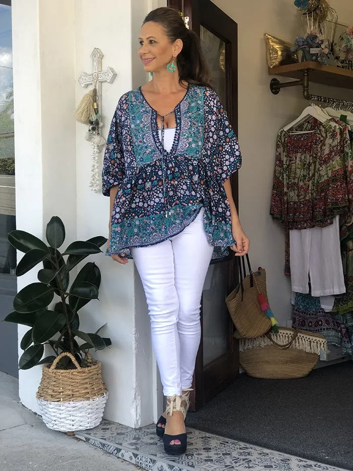 Ziah Print Top