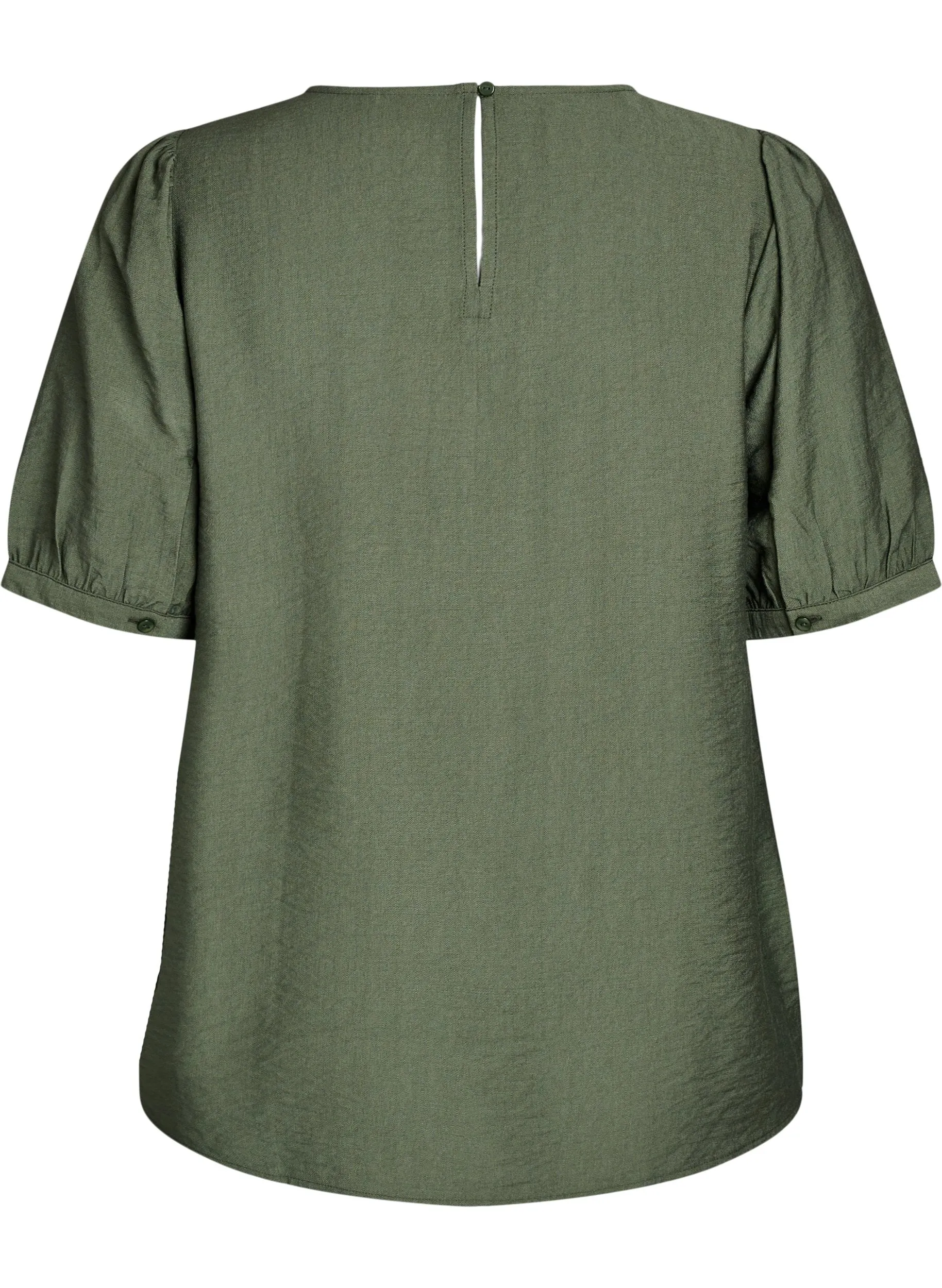 Zizzi Vilma Blouse in Green