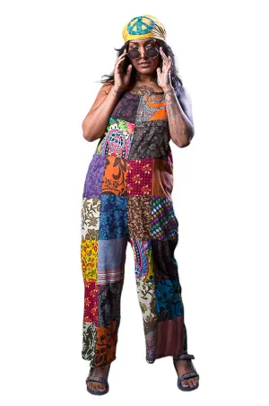 Zuba Patchwork Overalls