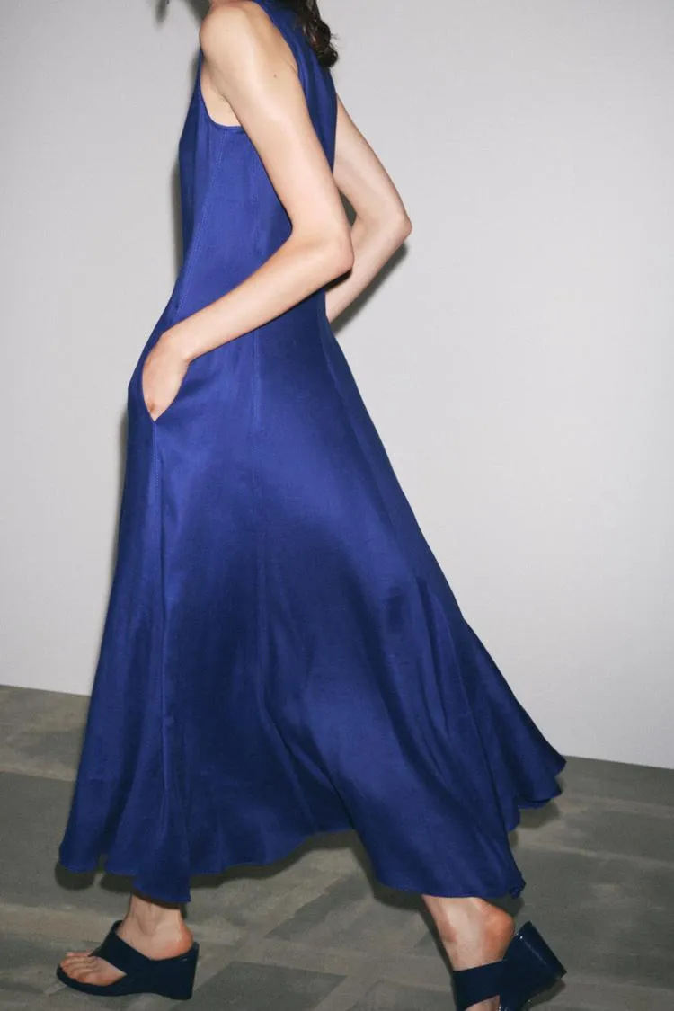 ZW Collection Linen Blend Dress